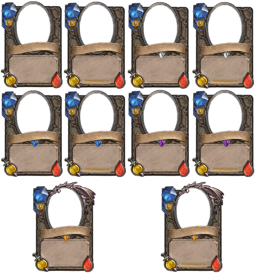 Hearthstone Card Png - Circle (859x930), Png Download