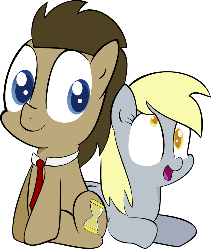 Derpy And Doctor Whooves Foals By Cartoonist-girl On - Derpy Hooves (698x822), Png Download