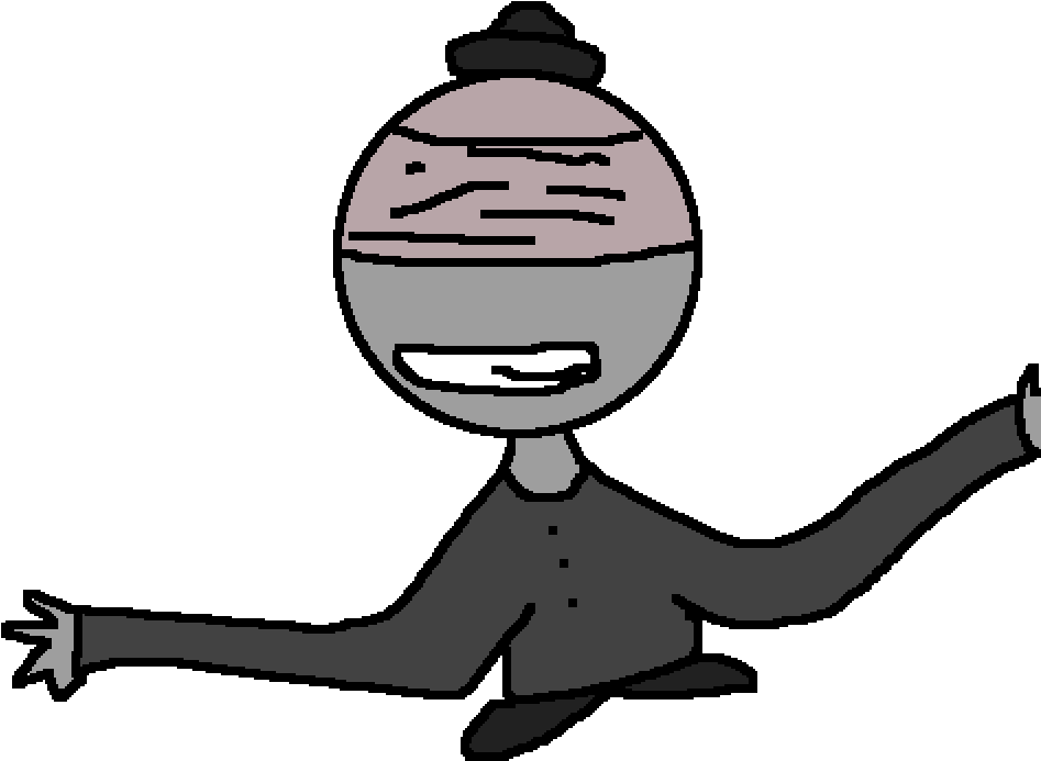 The Janitor - Cartoon (1000x1000), Png Download
