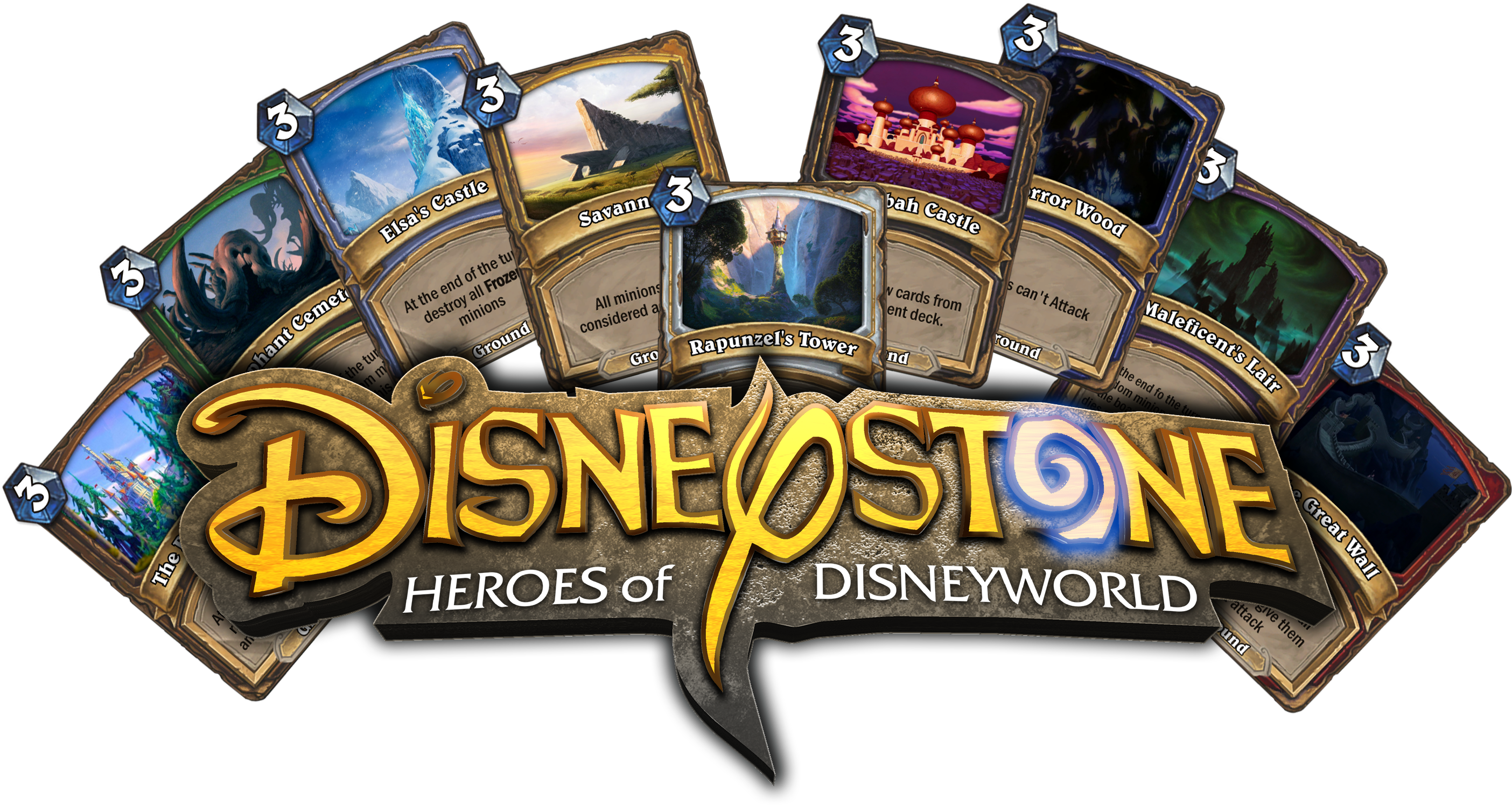 Ground Card Logo - Tangled Tower (2979x1668), Png Download