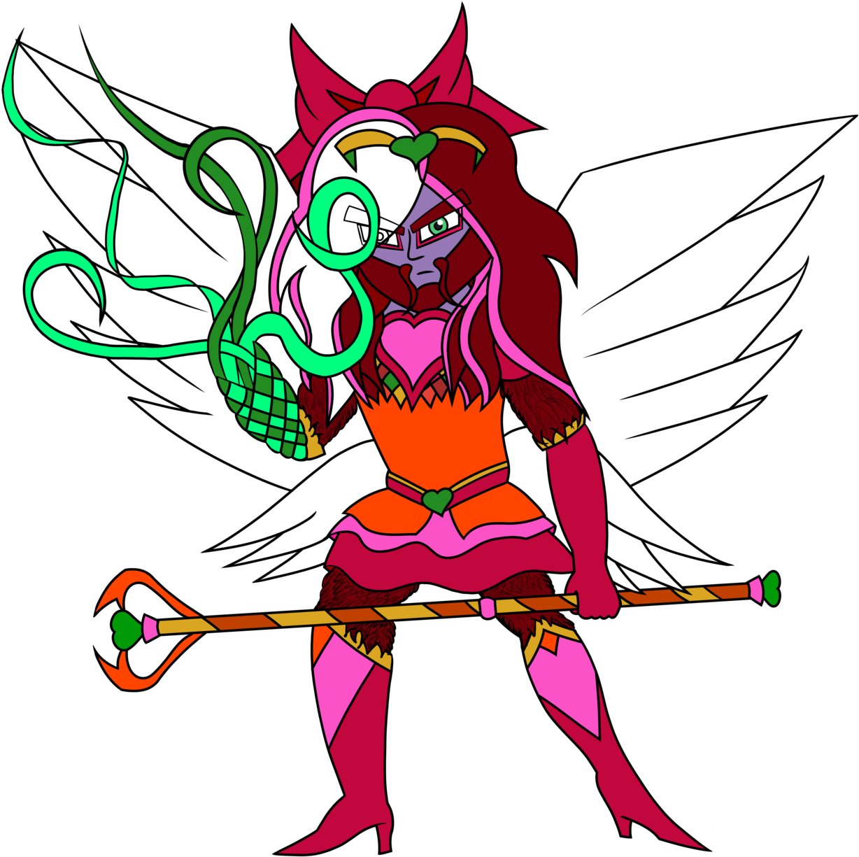 Riolu Ungart, Primal Beast Mode With Vine Arm Unbraided - Illustration (1280x1804), Png Download