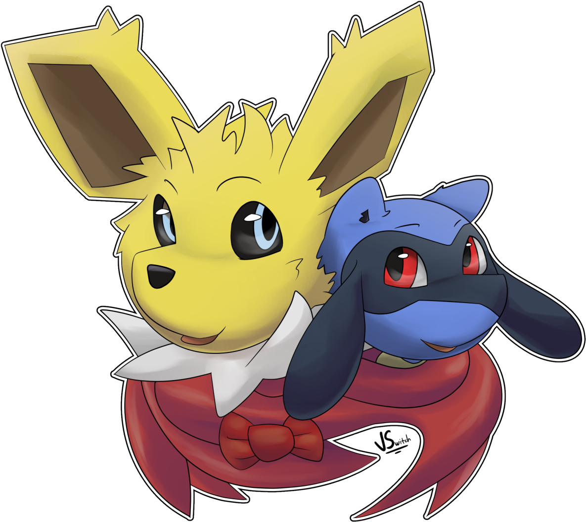 Alternate Version With A Non-shiny Riolu That I Forgot - Cartoon (1200x1200), Png Download