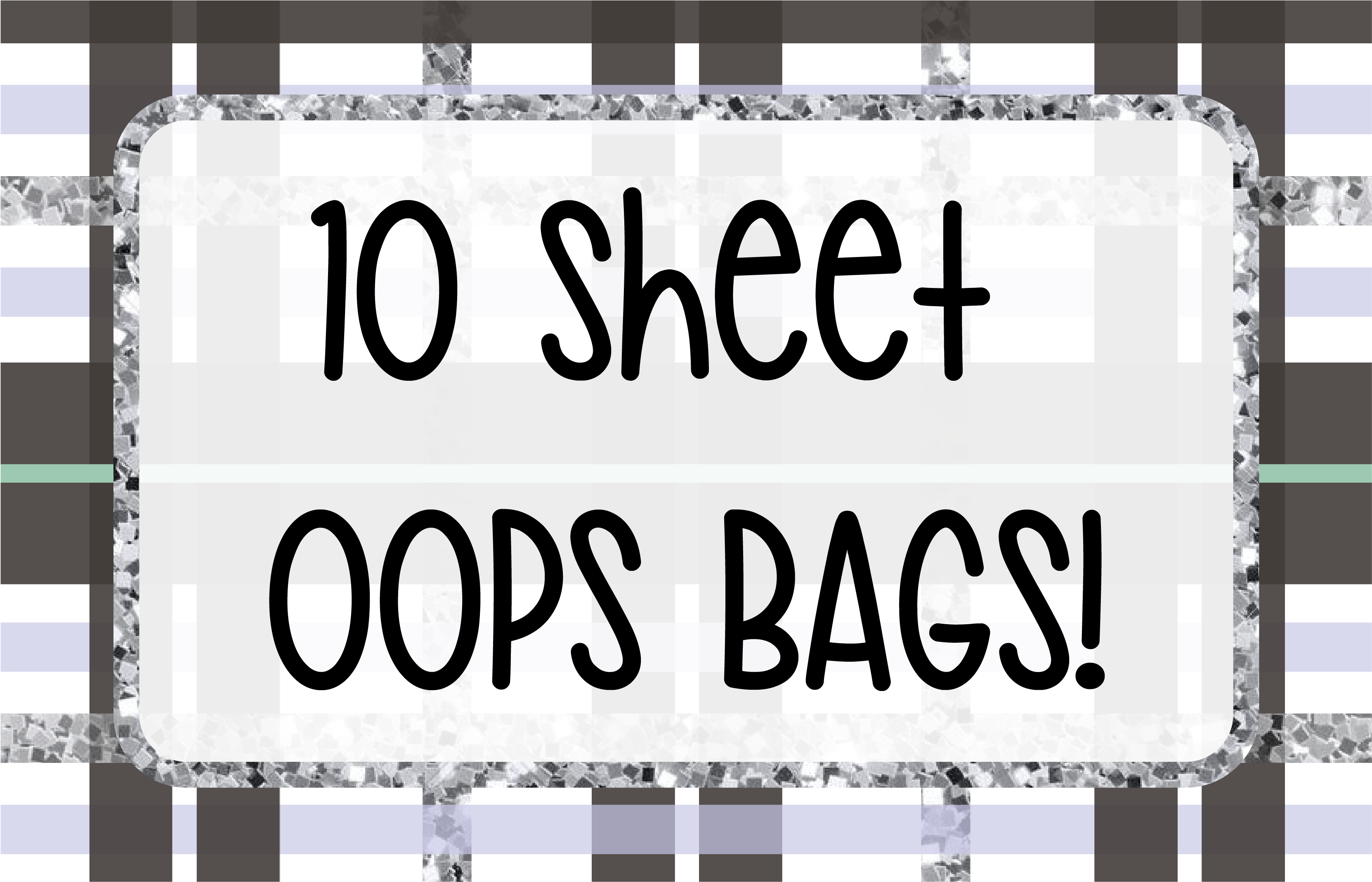 Oops Bags - Parallel (3525x4235), Png Download
