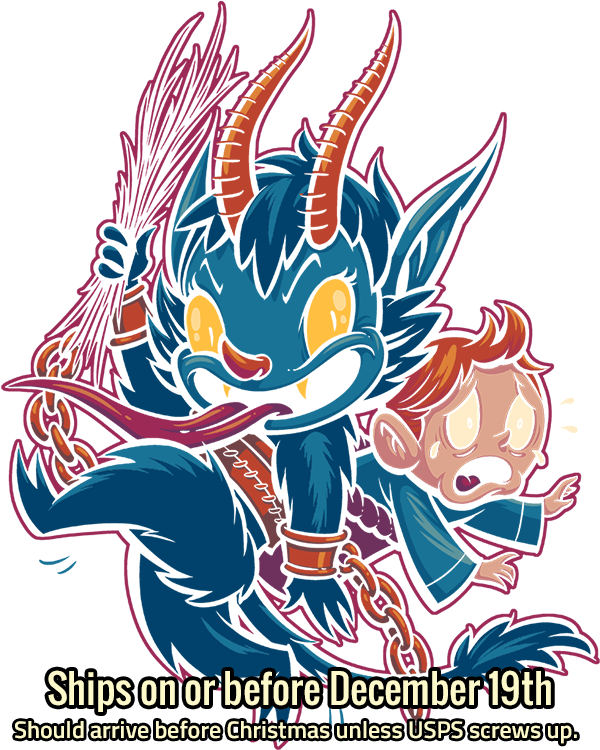 Krampus Kutie - Poster (600x758), Png Download