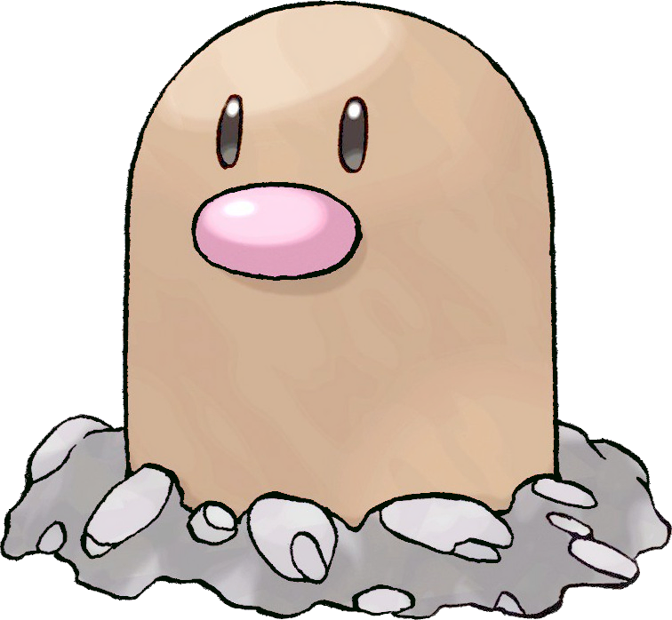 47, 28 September 2012 - Pokemon Diglett (756x698), Png Download