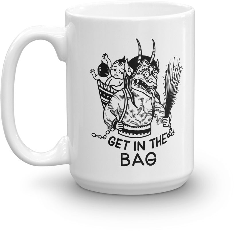 Load Image Into Gallery Viewer, Krampus Coffee Mug - Mug (1000x1000), Png Download