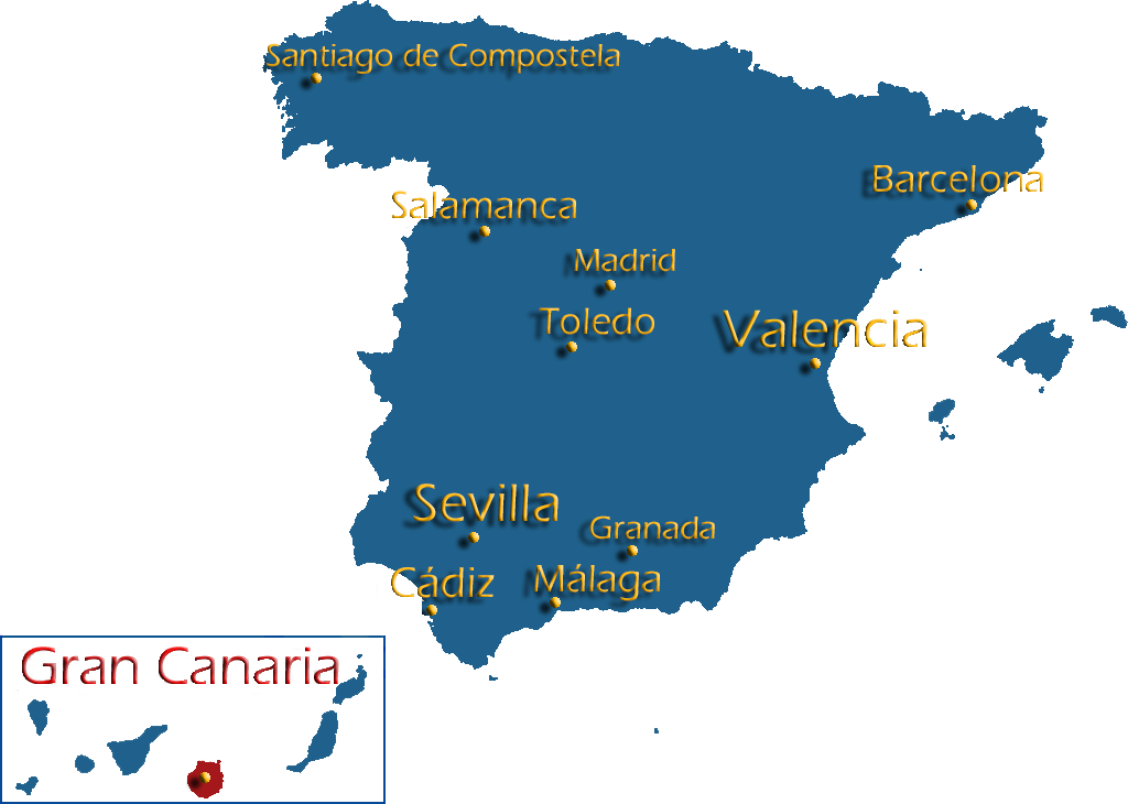 Destinos - Castilla Y Leon Map (1024x730), Png Download