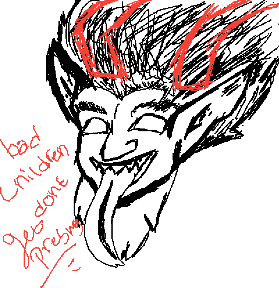 Krampus - Illustration (1000x1000), Png Download