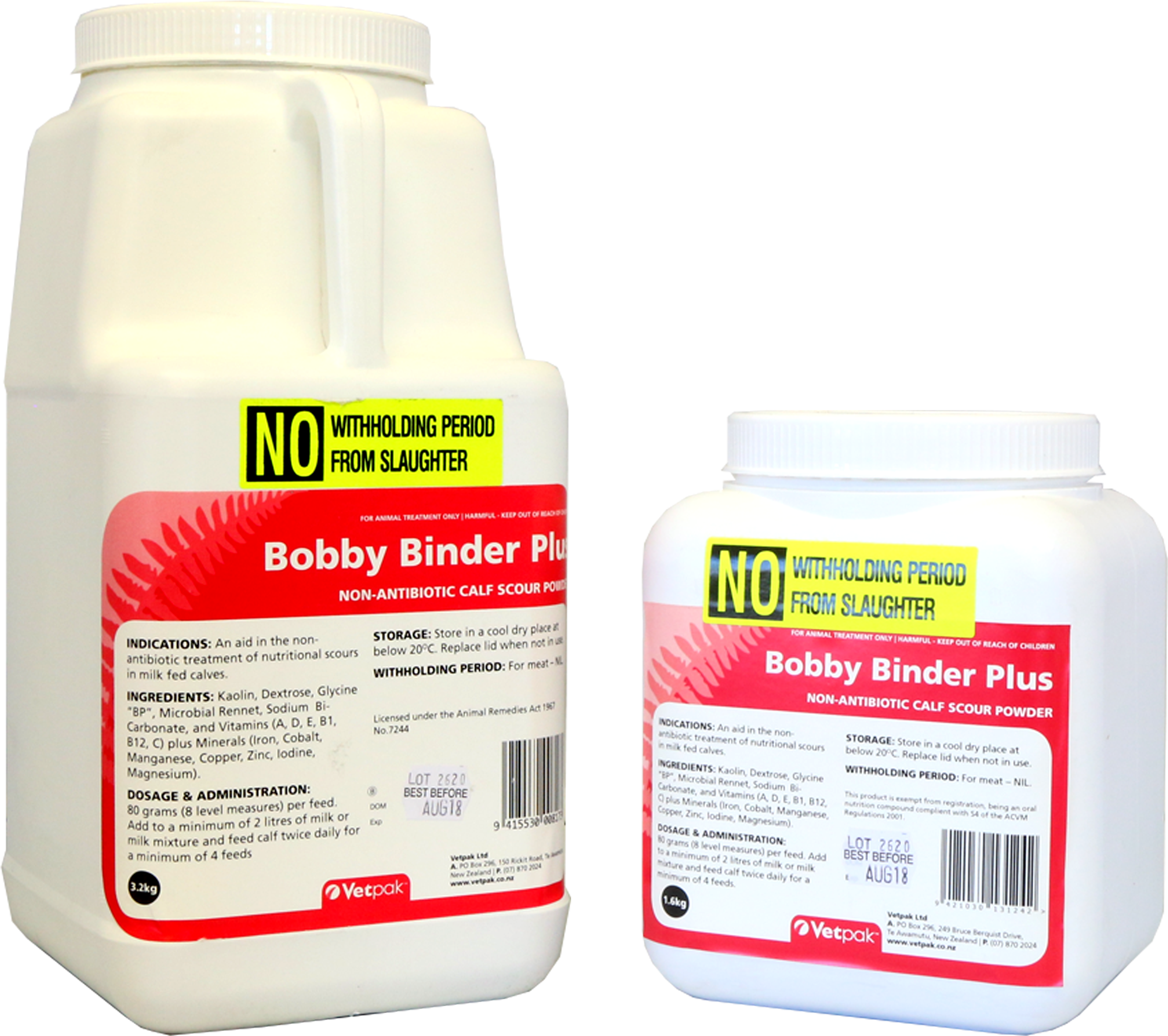 Bobby Binder Plus - Calf Scours Treatment Nz (2480x2392), Png Download