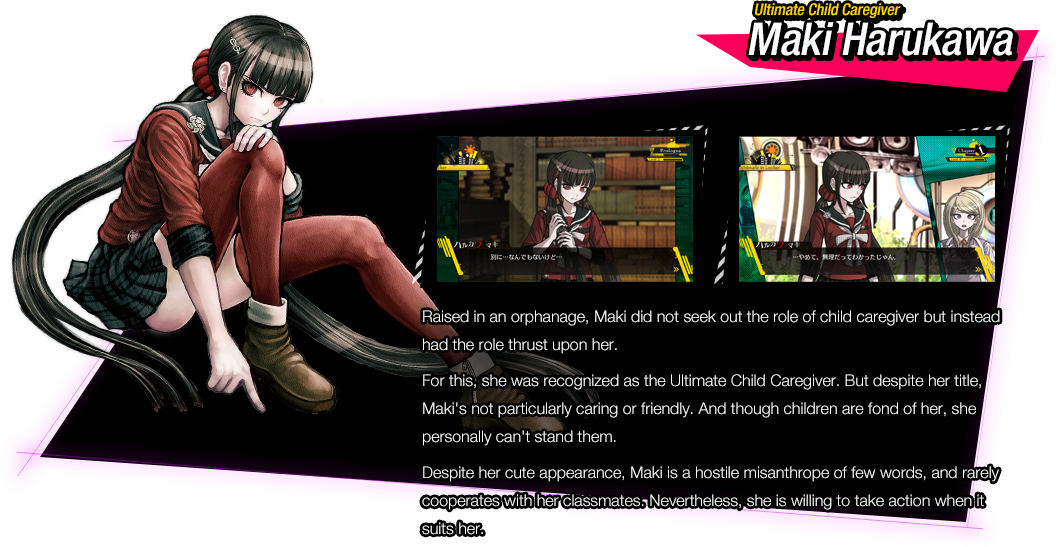 Maki Harukawa - Mom Reacts To Danganronpa (1061x547), Png Download