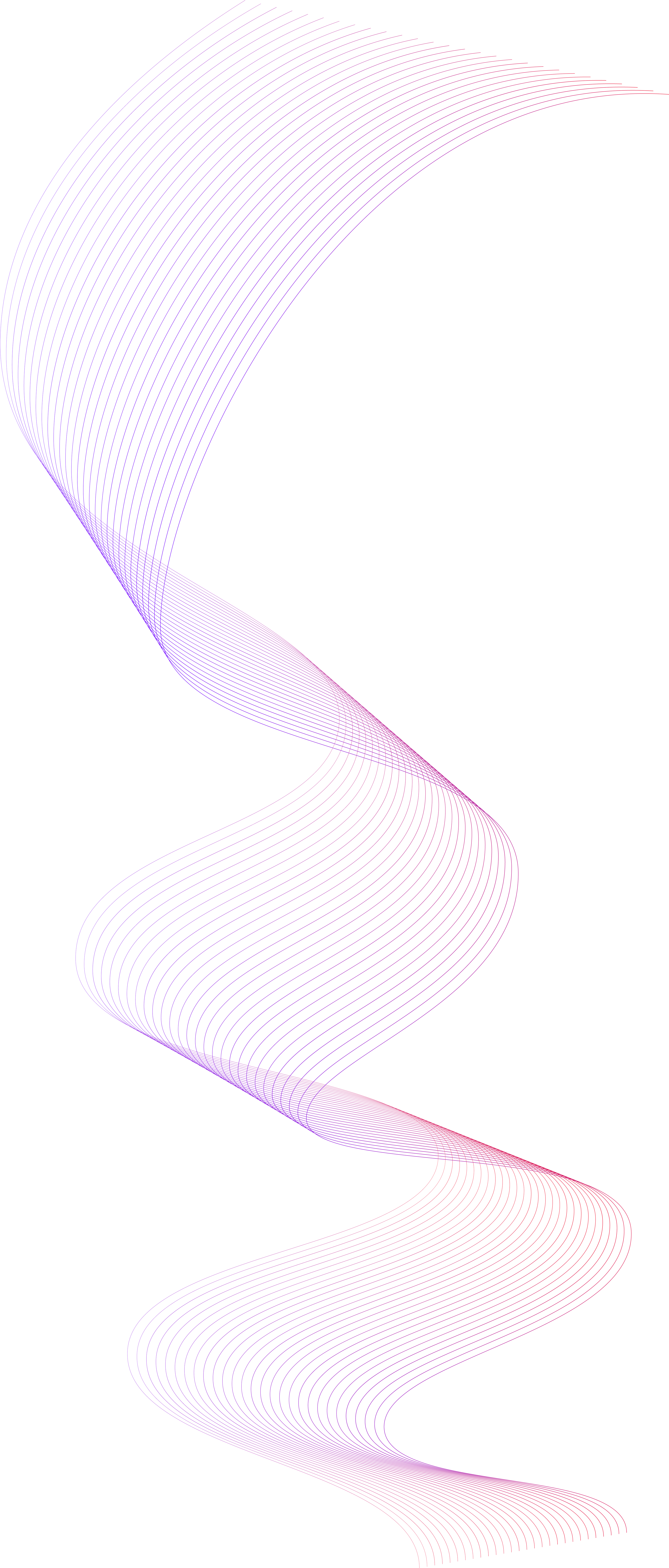 Wavy Line Purple Png Clip Art Image - Flip-flops (3455x8000), Png Download