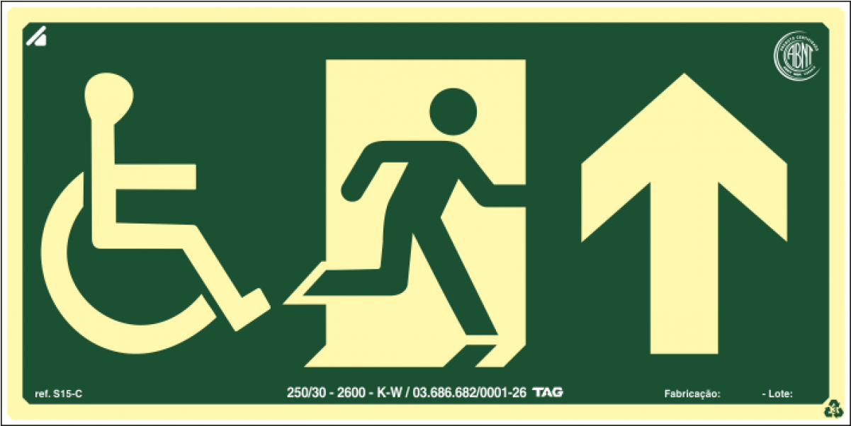 Fire Exit Right Sign (1200x1200), Png Download