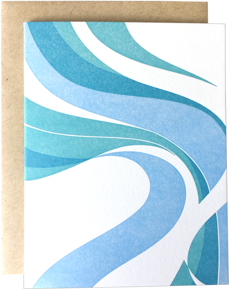 Fillmore Swirl Blank Card - Motif (1024x1024), Png Download