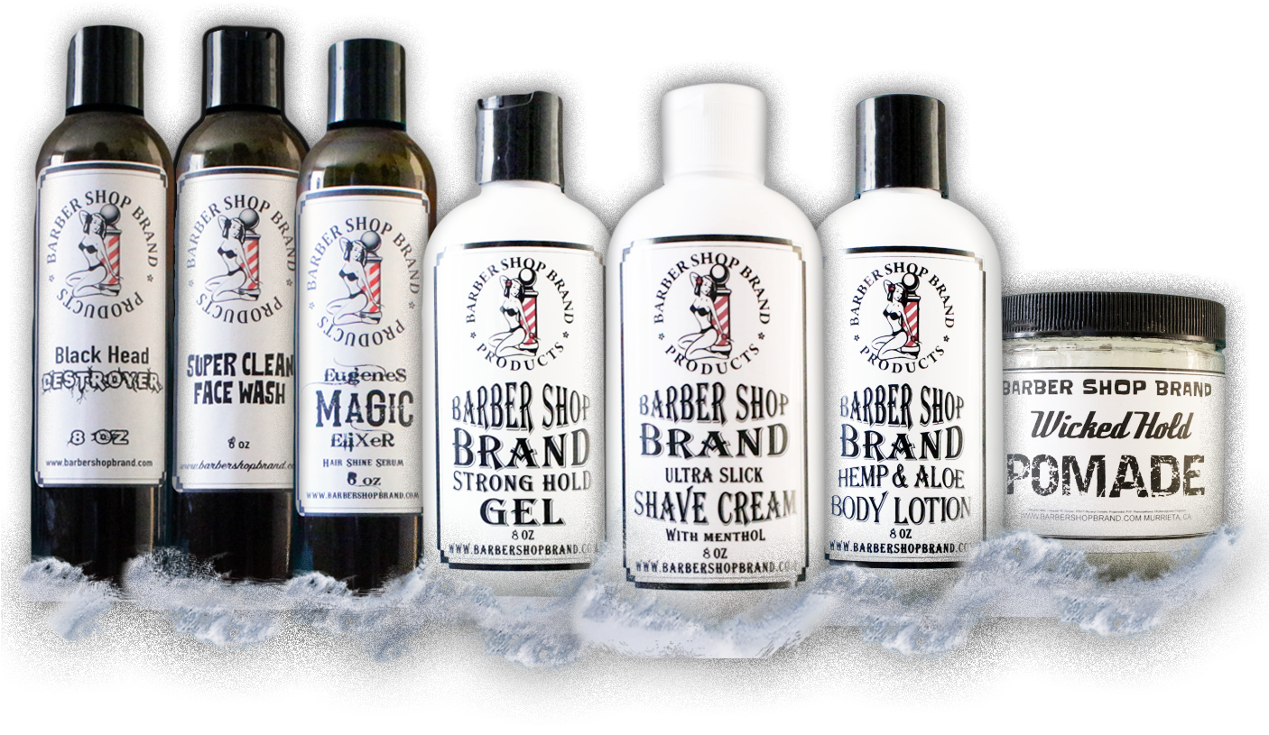 Barbershop Brand Products - Bottle (1405x826), Png Download