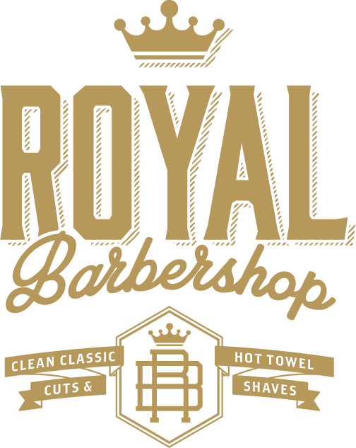 Royal Barbershop Logo (504x633), Png Download