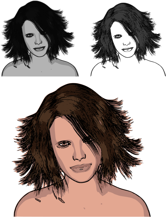 Nice Woman - Illustration (566x800), Png Download