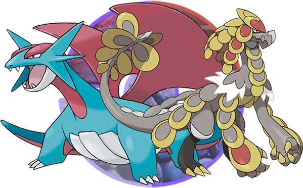 Pokémon Tag Team - Pokemon Salamence (800x400), Png Download