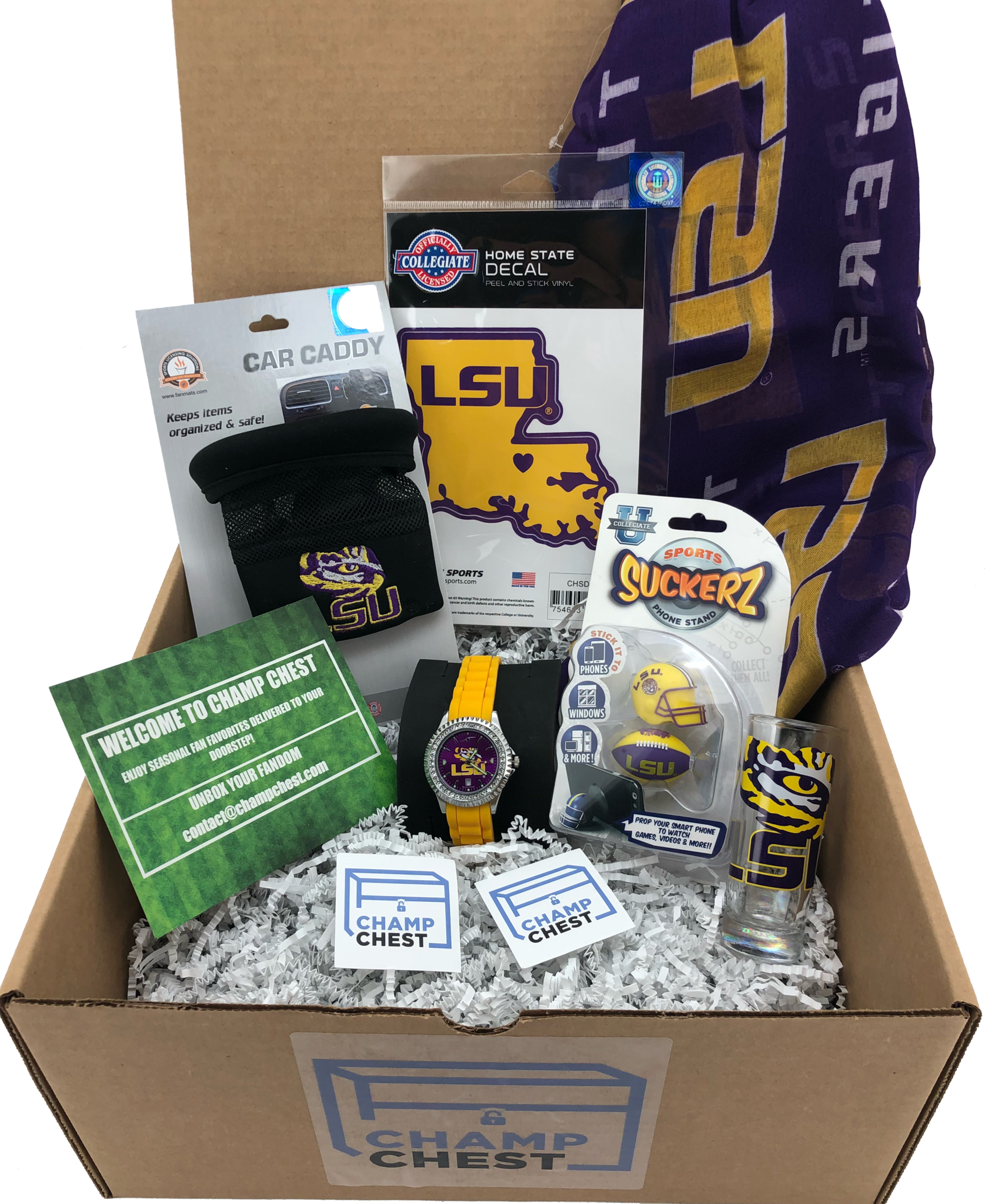 Lsu Tigers Subscription Box - Hamper (1675x2048), Png Download