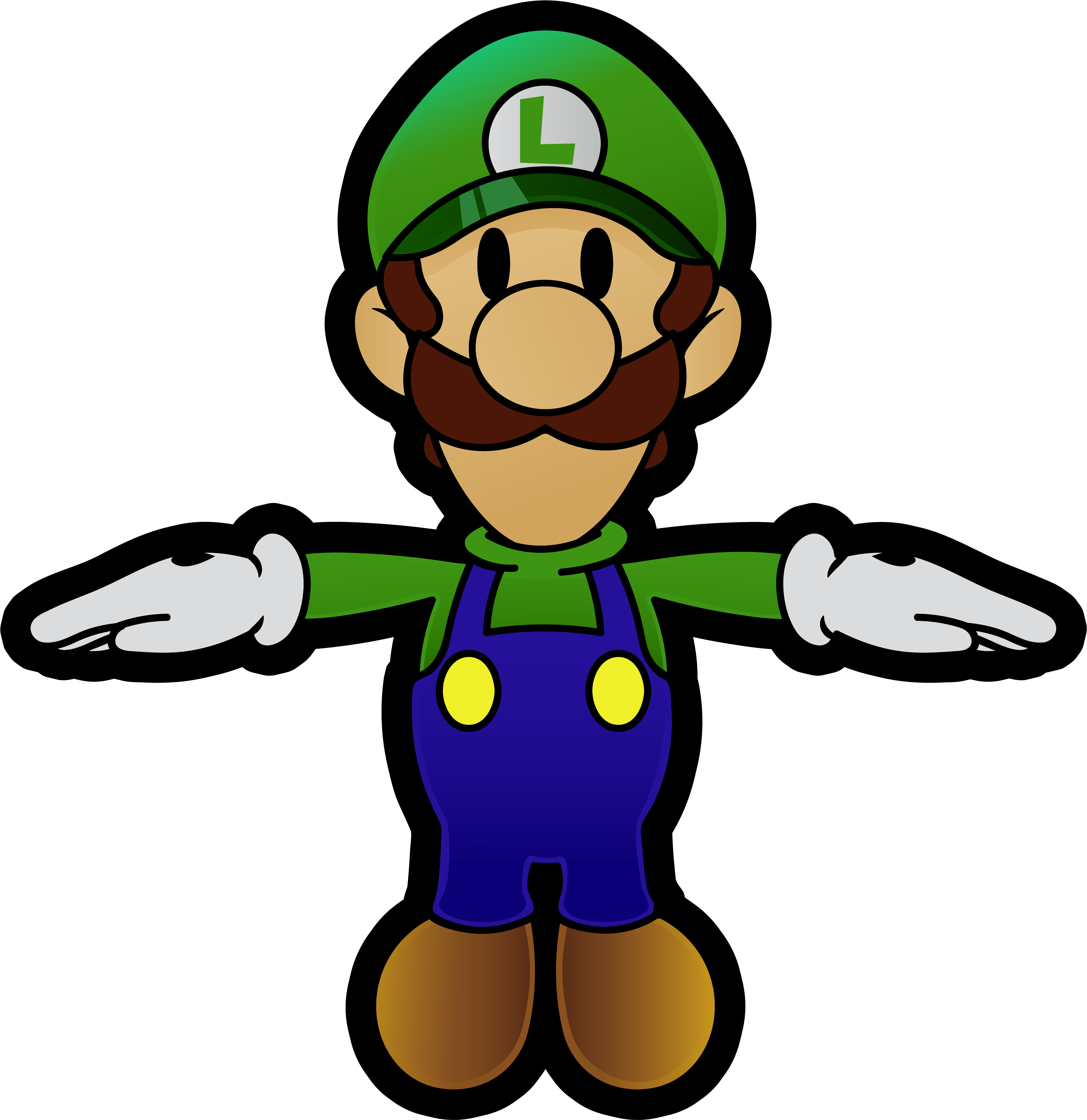 Luigi Irl - Cartoon (5000x5000), Png Download
