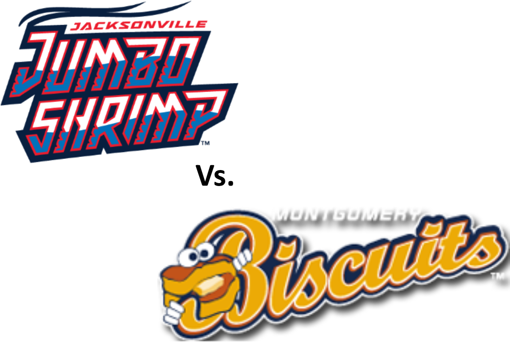 Jacksonville Jumbo Shrimp Vs (1085x767), Png Download