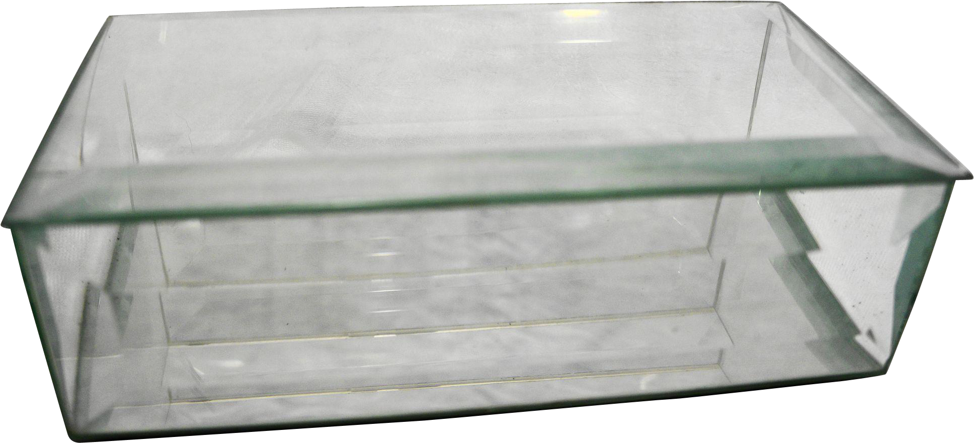 Beveled Glass Mirror Base Clear Trinket Box Dresser - Coffee Table (1935x1935), Png Download