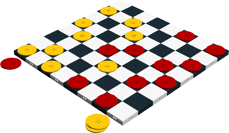 Ultimate Lego Checkers - Checkers Lego (800x600), Png Download