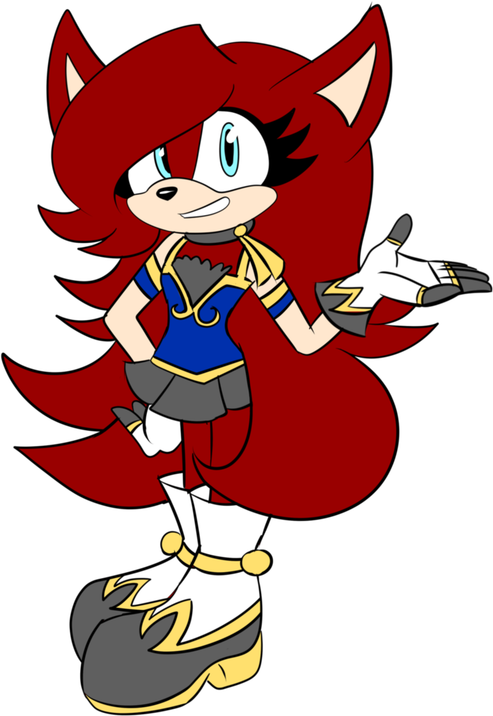 Akira The Hedgehog Official Ref - Cartoon (757x1054), Png Download