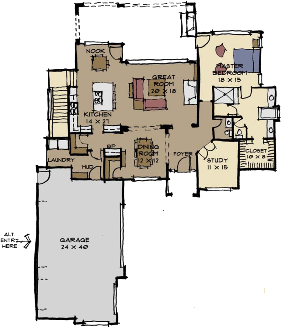 Floor Plan (1000x1171), Png Download