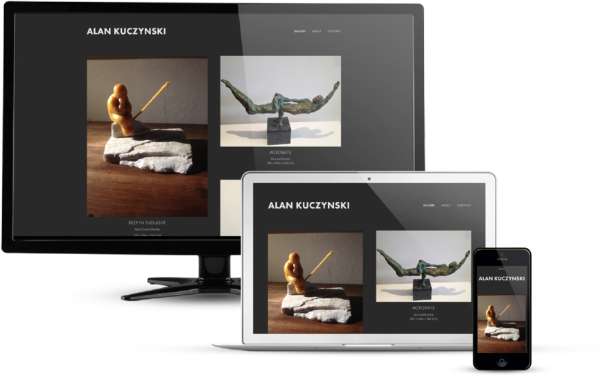 Alan Kuczynski Website Design - Led-backlit Lcd Display (1000x552), Png Download