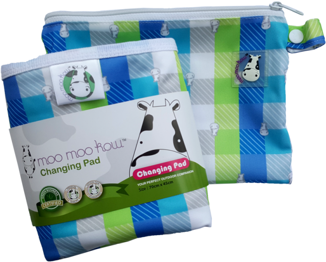 Moo Moo Kow Changing Pad Travel Size - Mail Bag (700x700), Png Download
