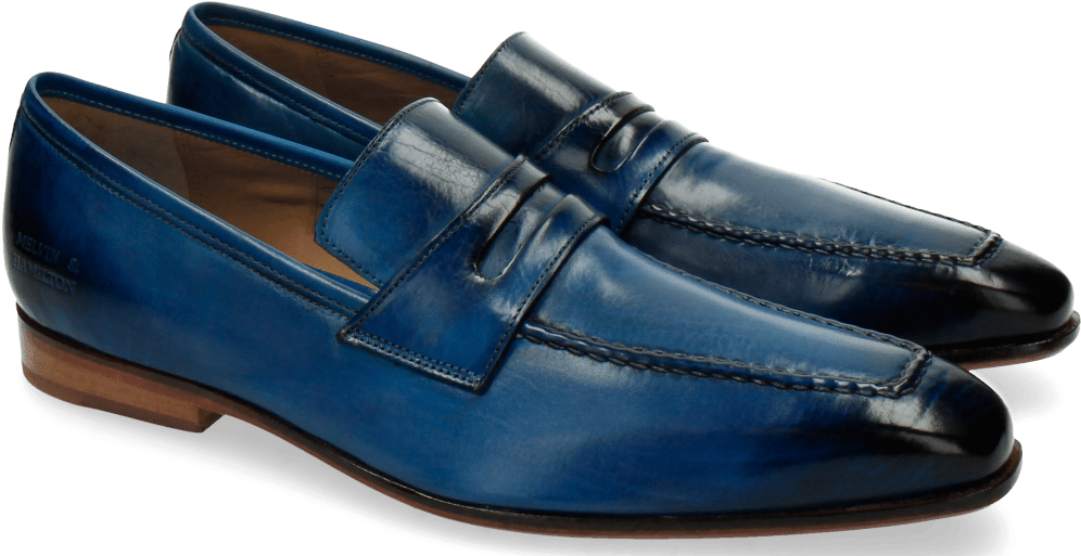 Loafers Lance 25 A Pop Blue Ls Natural - Melvin & Hamilton (1024x1024), Png Download