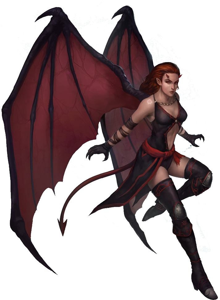 The Succubus - Dungeon & Dragons Incubus (747x1000), Png Download