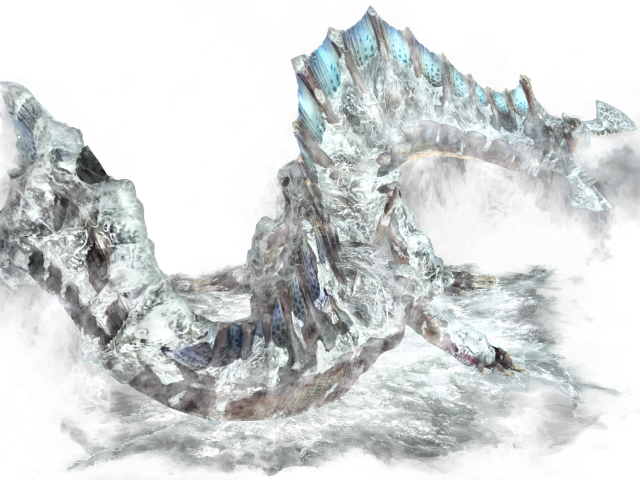 Drawn Armor Ice Dragon - Glacial Agnaktor (640x480), Png Download
