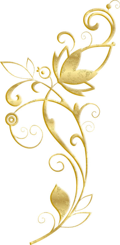 Ov8sww5 - Decorazioni Oro Png (393x800), Png Download