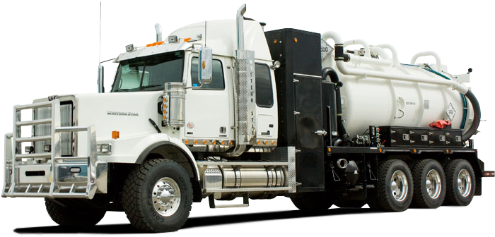 Combo Unit Vac Truck (721x492), Png Download