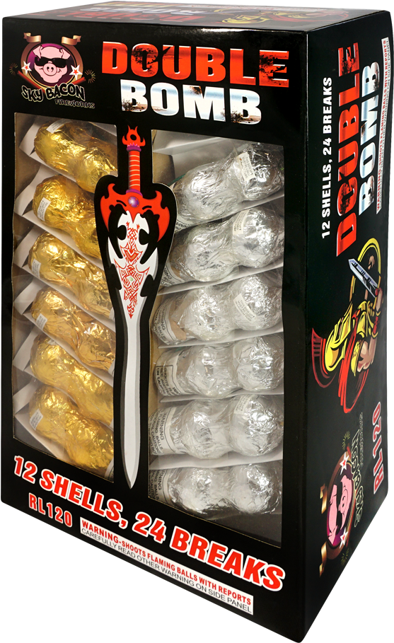 Fireworks Video Of Double Bomb - Action Figure (1000x1000), Png Download