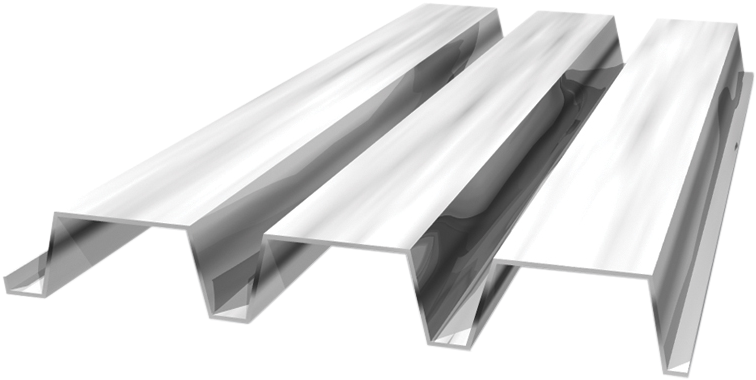Metal Roof Deck - Plank (801x418), Png Download