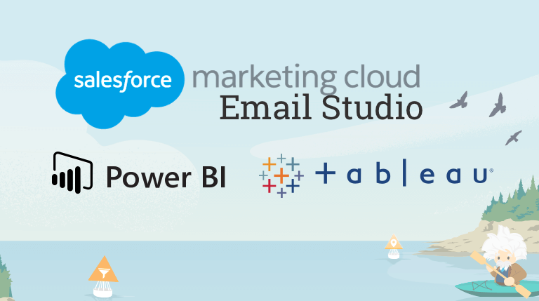 How To Use Salesforce Marketing Cloud Email Studio - Tableau Software (768x429), Png Download