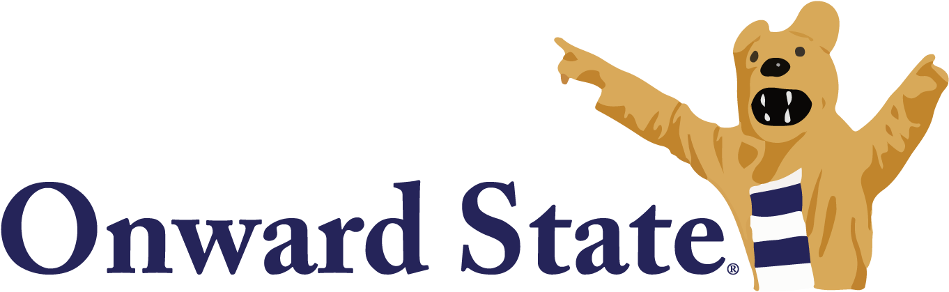 Halloween Penn State Pumpkin Carving Stencils Onward - Onward State (1740x548), Png Download