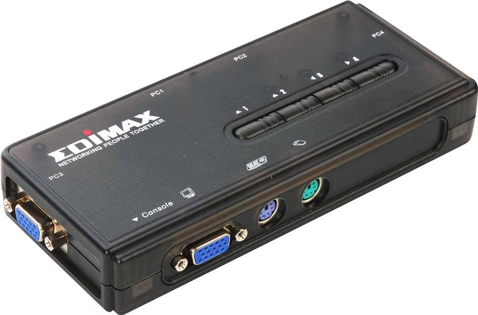 Edimax Ek-pak4 Kvm Switch - Kvm Switch (1000x1000), Png Download