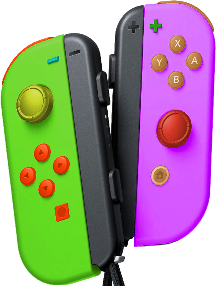 Download Red Switch Joy Cons PNG Image with No Background - PNGkey.com