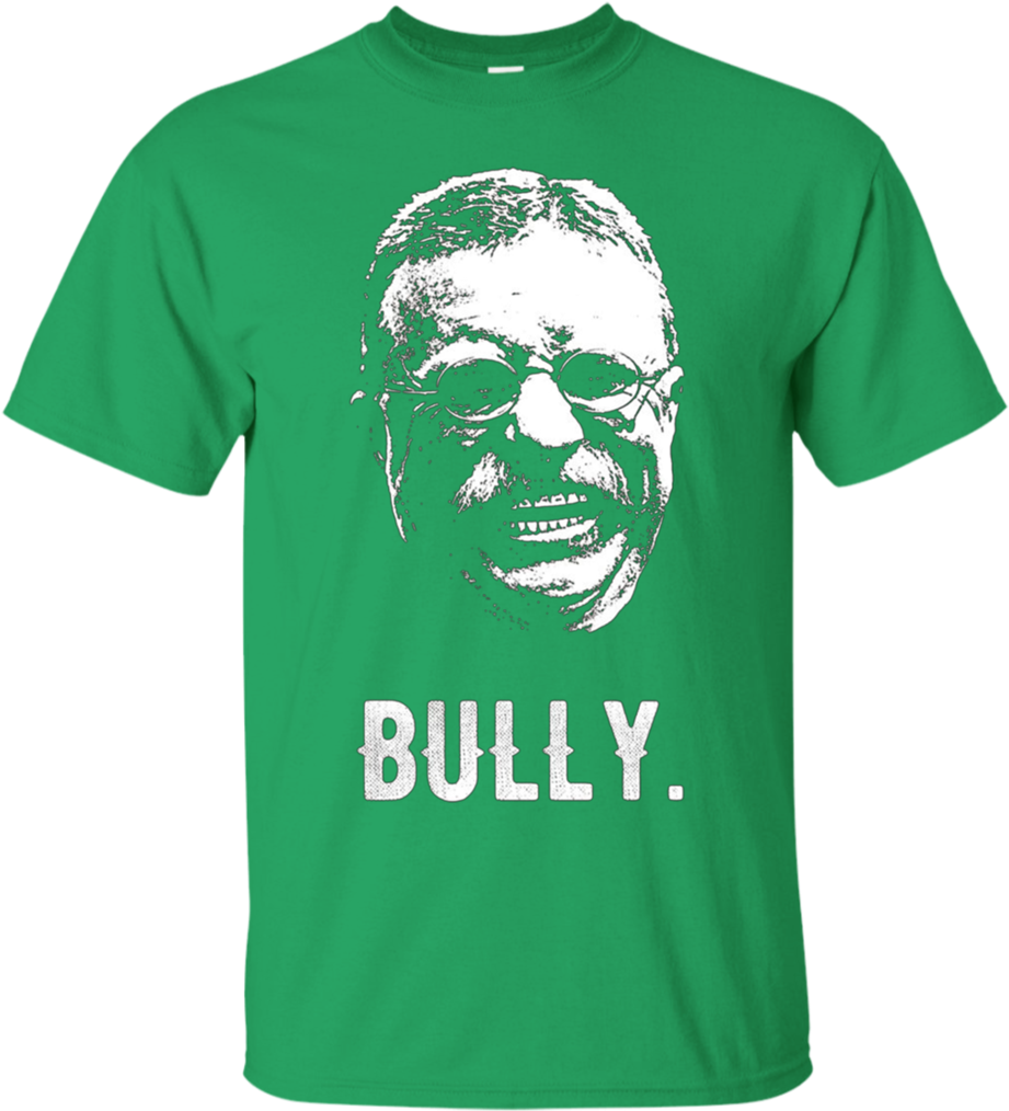 Teddy Roosevelt Smiling Bully Apparel - Shirt (1024x1024), Png Download
