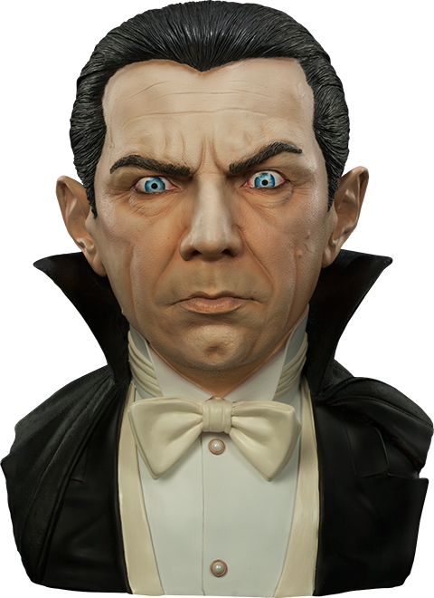 Black Heart Enterprises, Llc Classic Dracula Life-size - Dracula Bust (480x660), Png Download