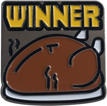 Winner, Winner, Chicken Dinner - Badge (650x650), Png Download