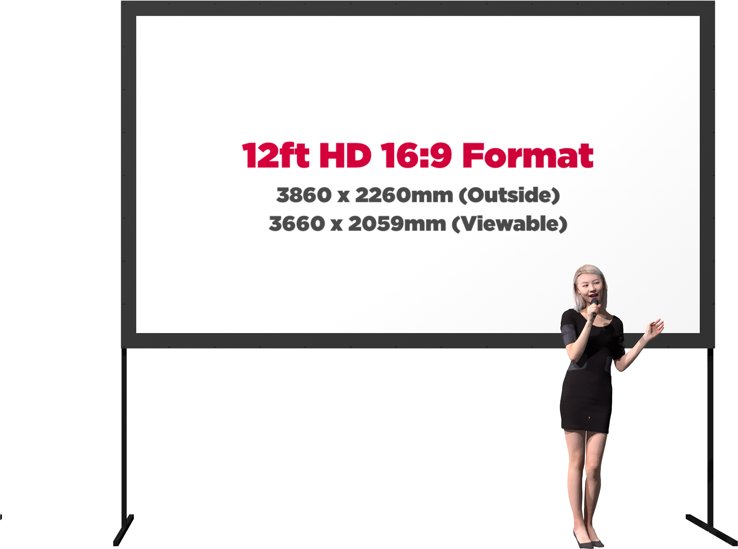 Fastfold Front And Rear Projection Screen Hire - Gotham Font Download (2750x2750), Png Download