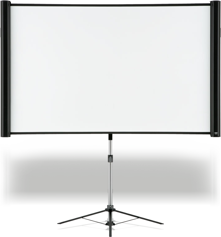 Epson 65"/74"/80" Multi-aspect - Portable Projector Screen (713x766), Png Download