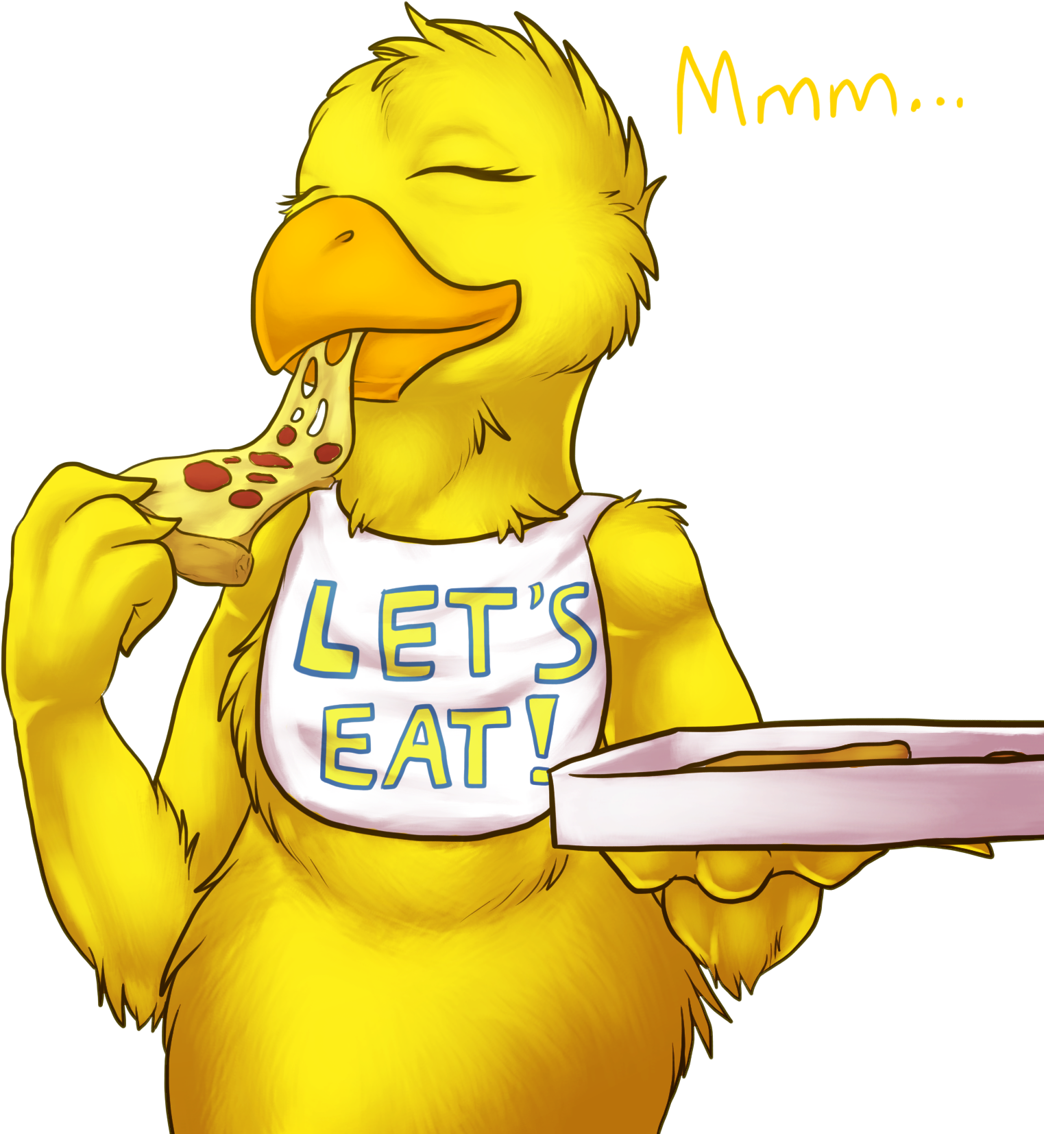 Chica Pizza - Fnaf Chica And Pizza (1567x1774), Png Download