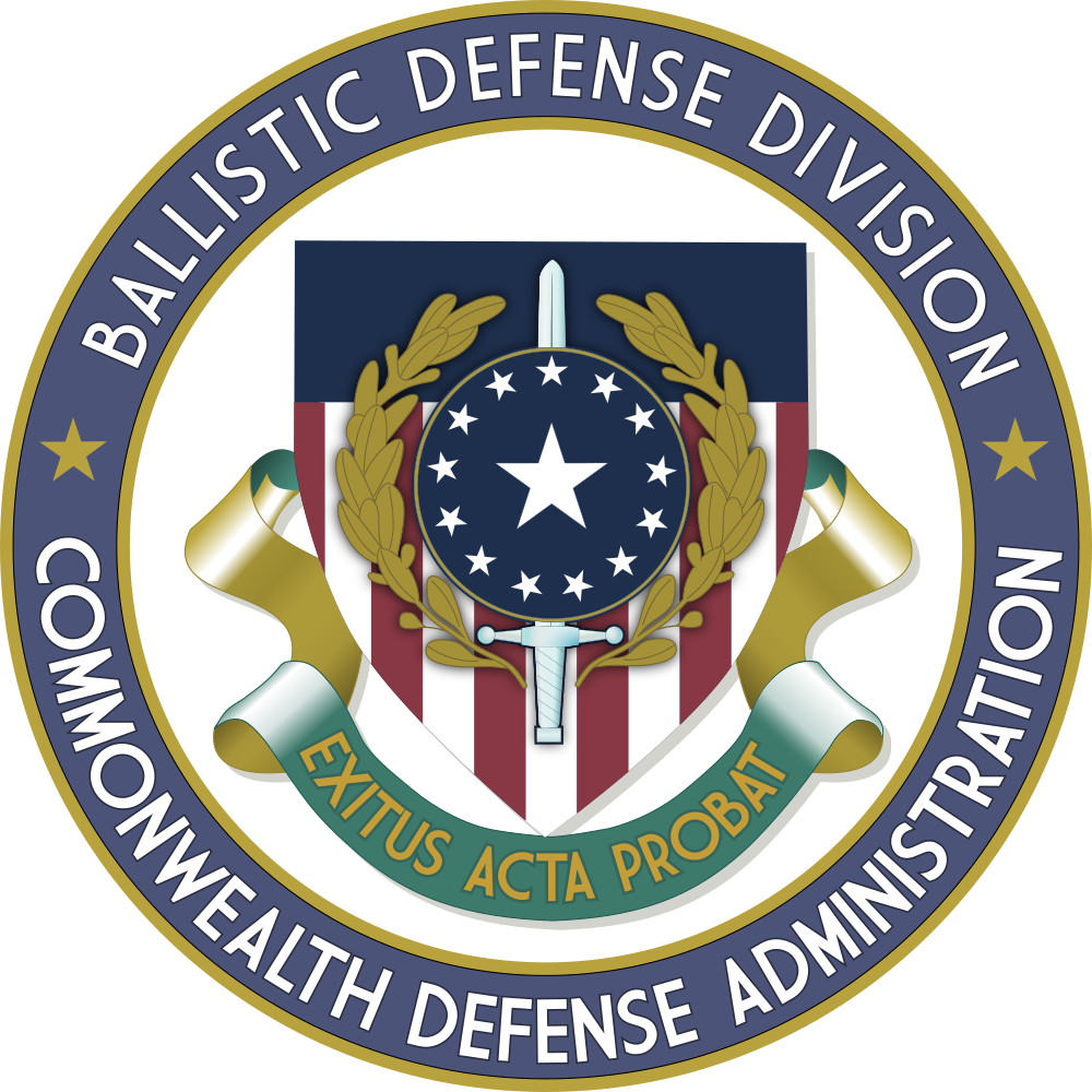 Ballistic Defense Division - Commonwealth Defense Administration (1000x1000), Png Download
