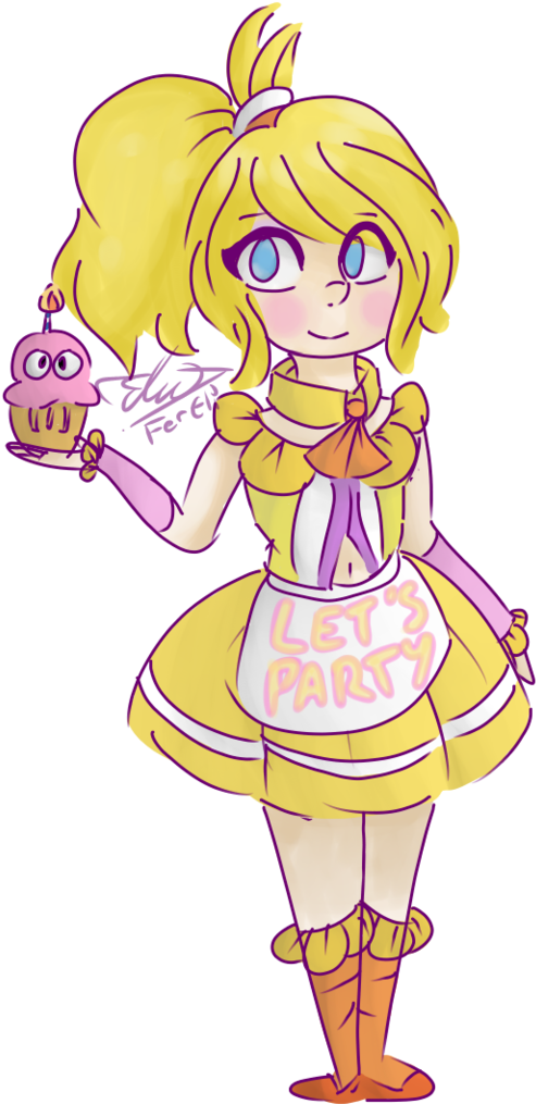 Toy Chica - Pole Bear Fnaf Toy Chica (960x1152), Png Download