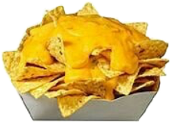 Nachos And Cheese (669x480), Png Download